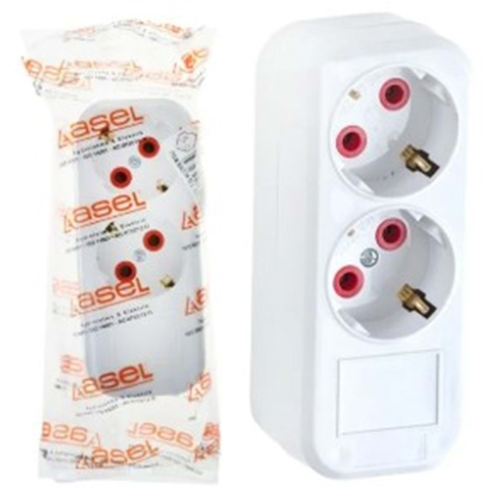 ASEL TOPRAKLI PRİZ KLEMENS 2Lİ*75