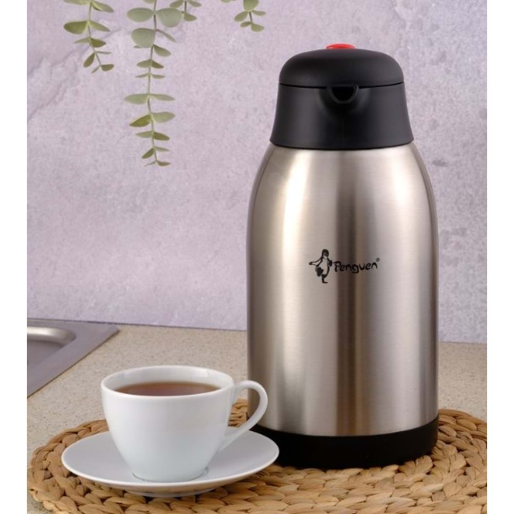 1250P PENGUEN ÇELİK TERMOS 2.5LT*12