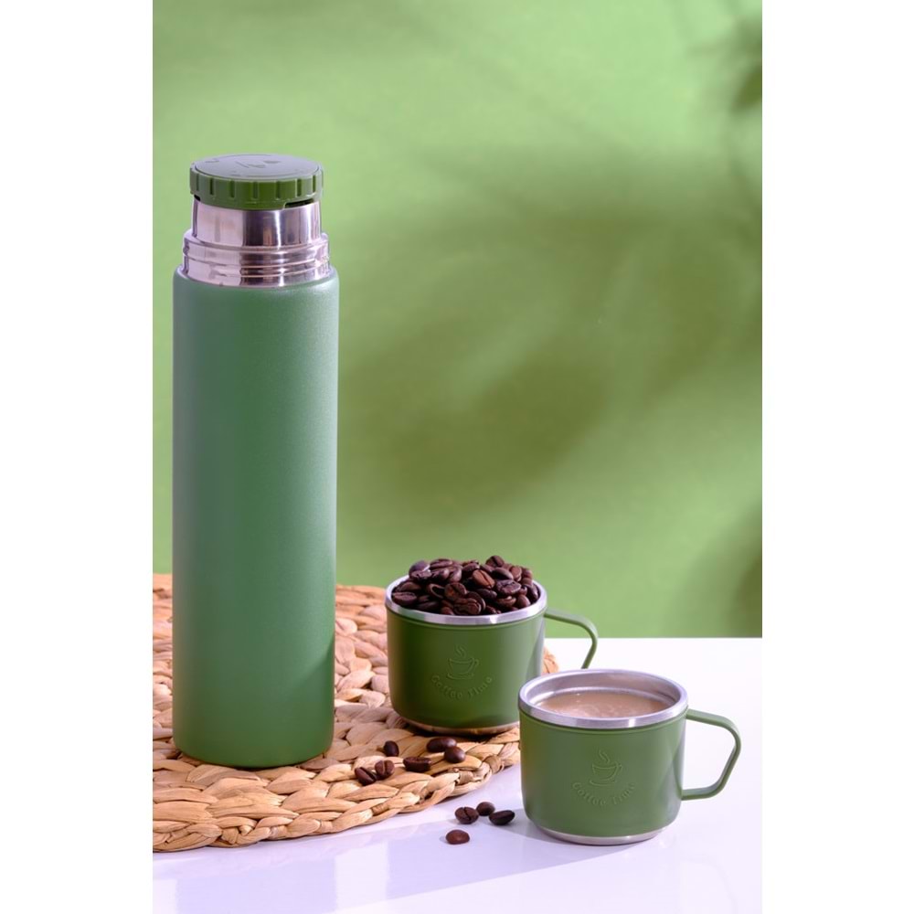 1050G PENGUEN GİNA KAMP TERMOSU BARDAKLI 500ML*12