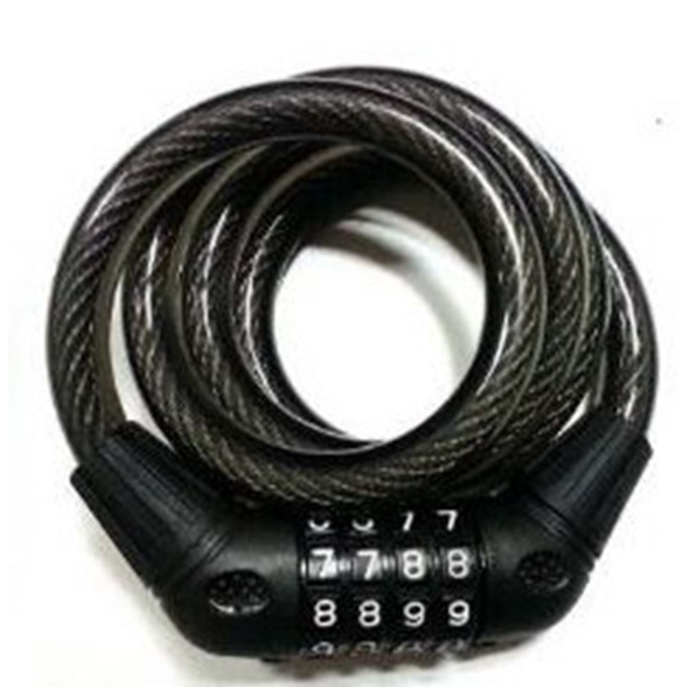 DMX4637 DMAX BİSİKLET KİLİDİ ŞİFRELİ 80 CM*10