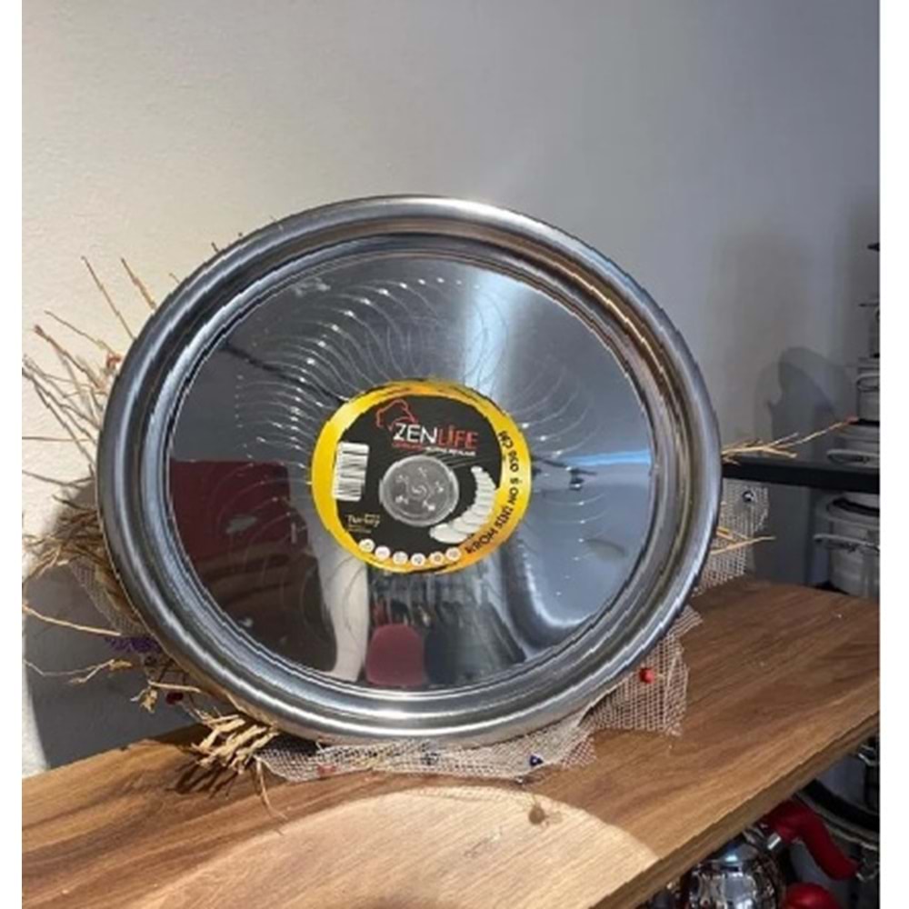 ZENLİFE 8NO 45CM KROM SİNİ*10