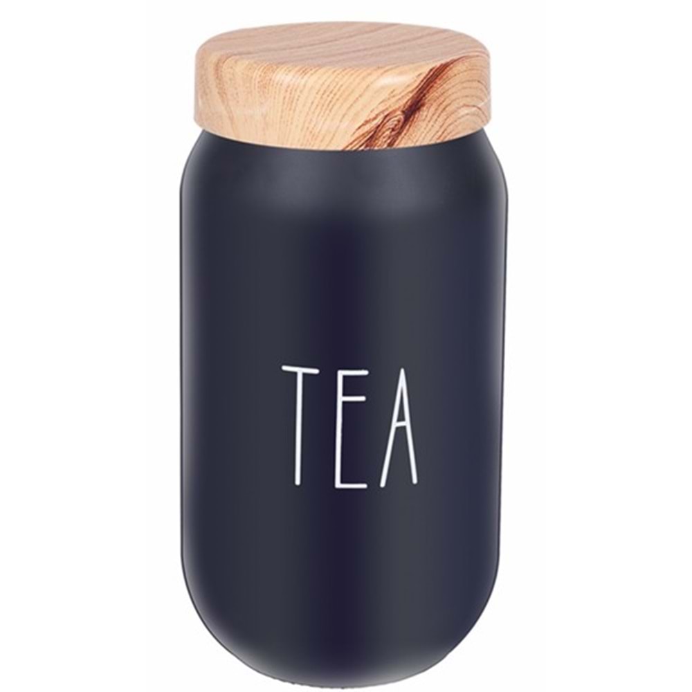 S987 SARİNA AHŞAP KAPAKLI KAVANOZ 1000ML*12