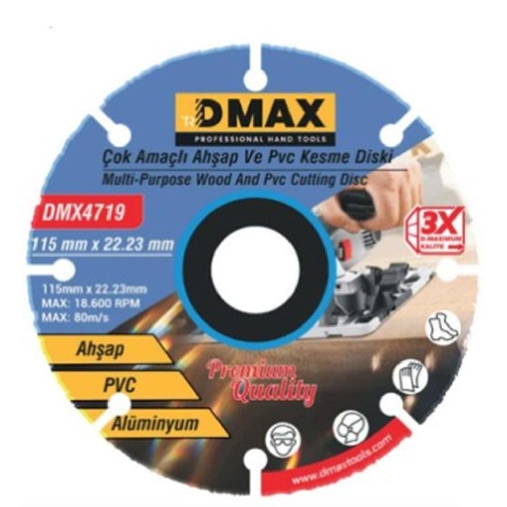DMX4719 DMAX ÇOK AMAÇLI KESME DİSKİ*10