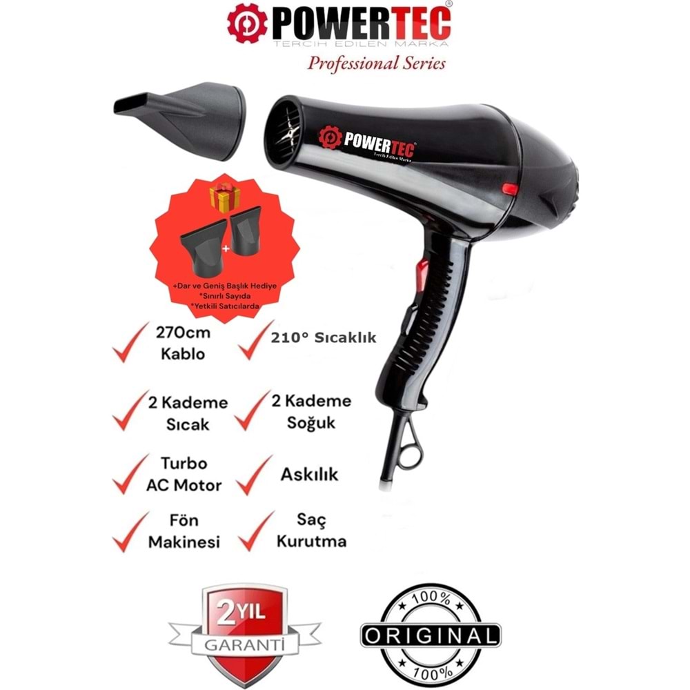 POWERTEC TR901 FÖN MAKİNESİ