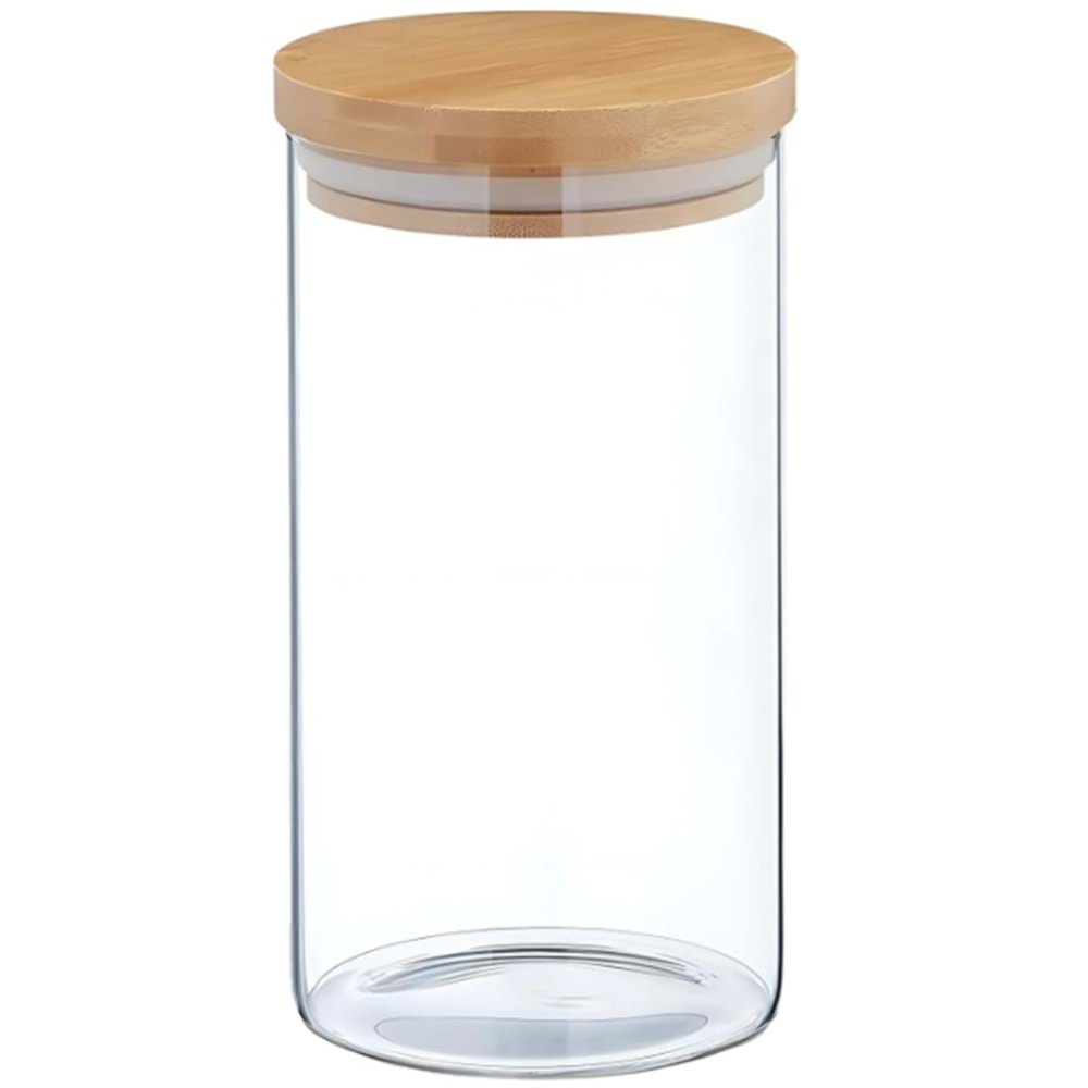 SARİNA S2085 BAMBU VAKUM KAPAKLI KAVANOZ 1500CC *12