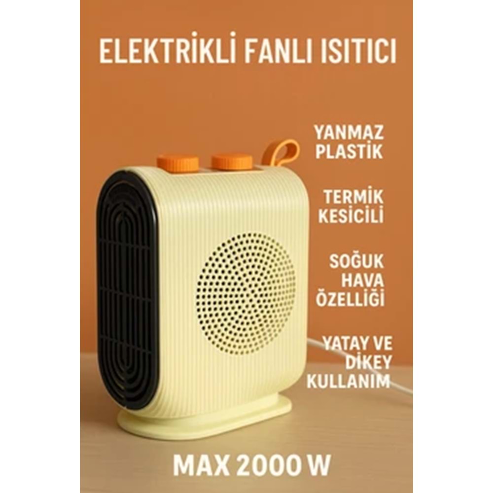 LİNA FLZ22 ELEKTRİKLİ FANLI ISITICI 2000W