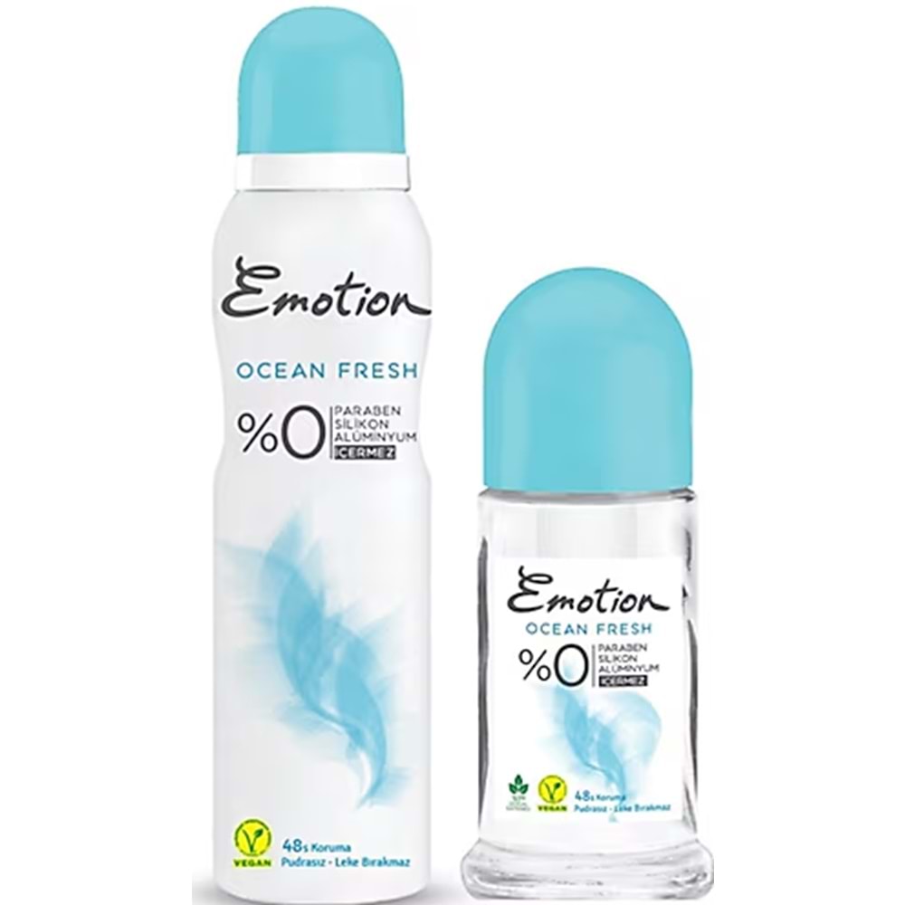 EMOTION OCEAN BAYAN DEO 150ML+ ROLON 50ML *12