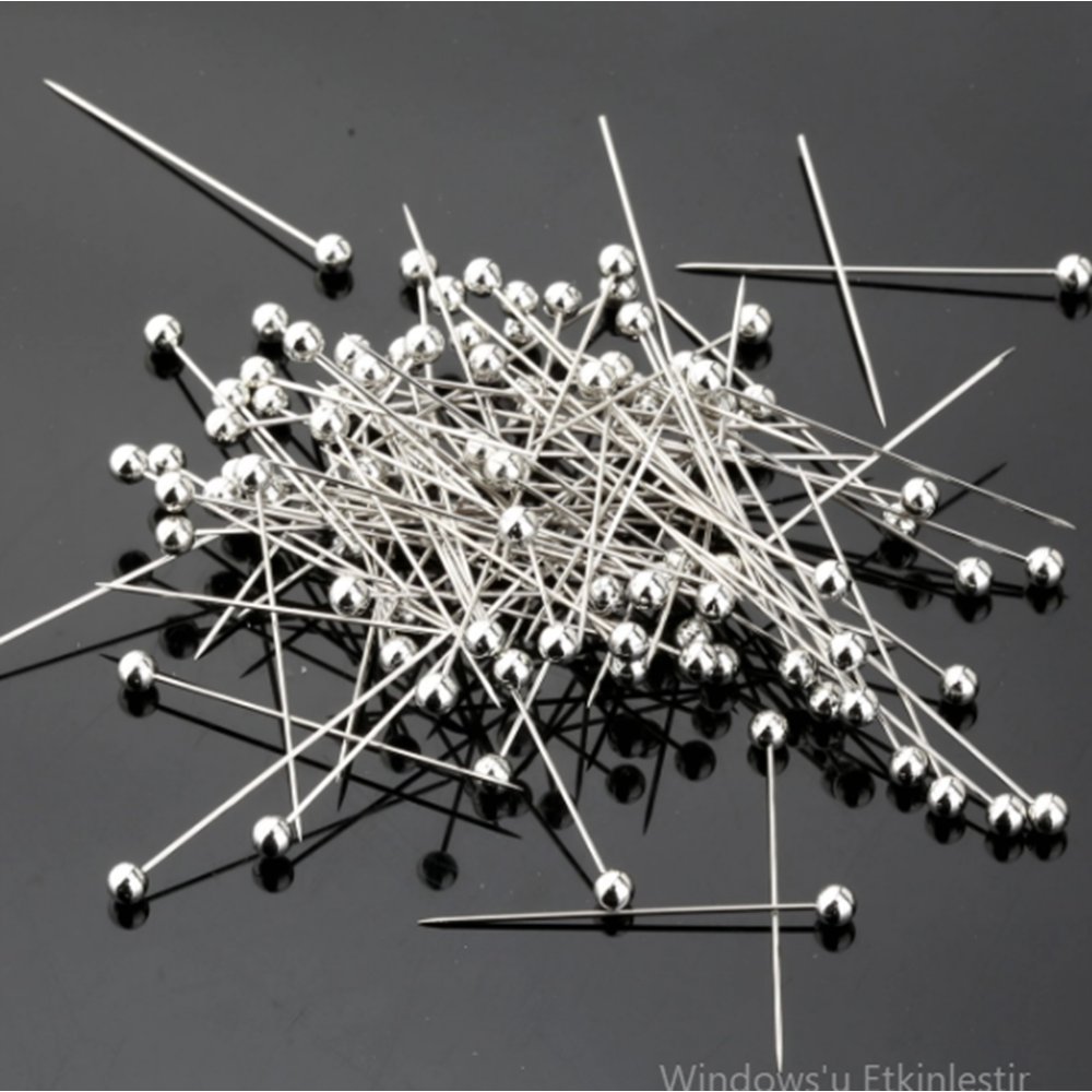 M566D CAM BAŞLI GÜMÜŞ RENK EŞARP İĞNESİ *1000*20