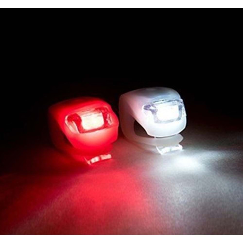 M679 BLİSTERLİ 2 Lİ LED BİSİKLET AYDINLATMA APARATI