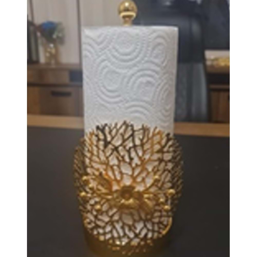 MANOR HOME MNR-8277 ARDIÇ METAL HAVLULUK GOLD