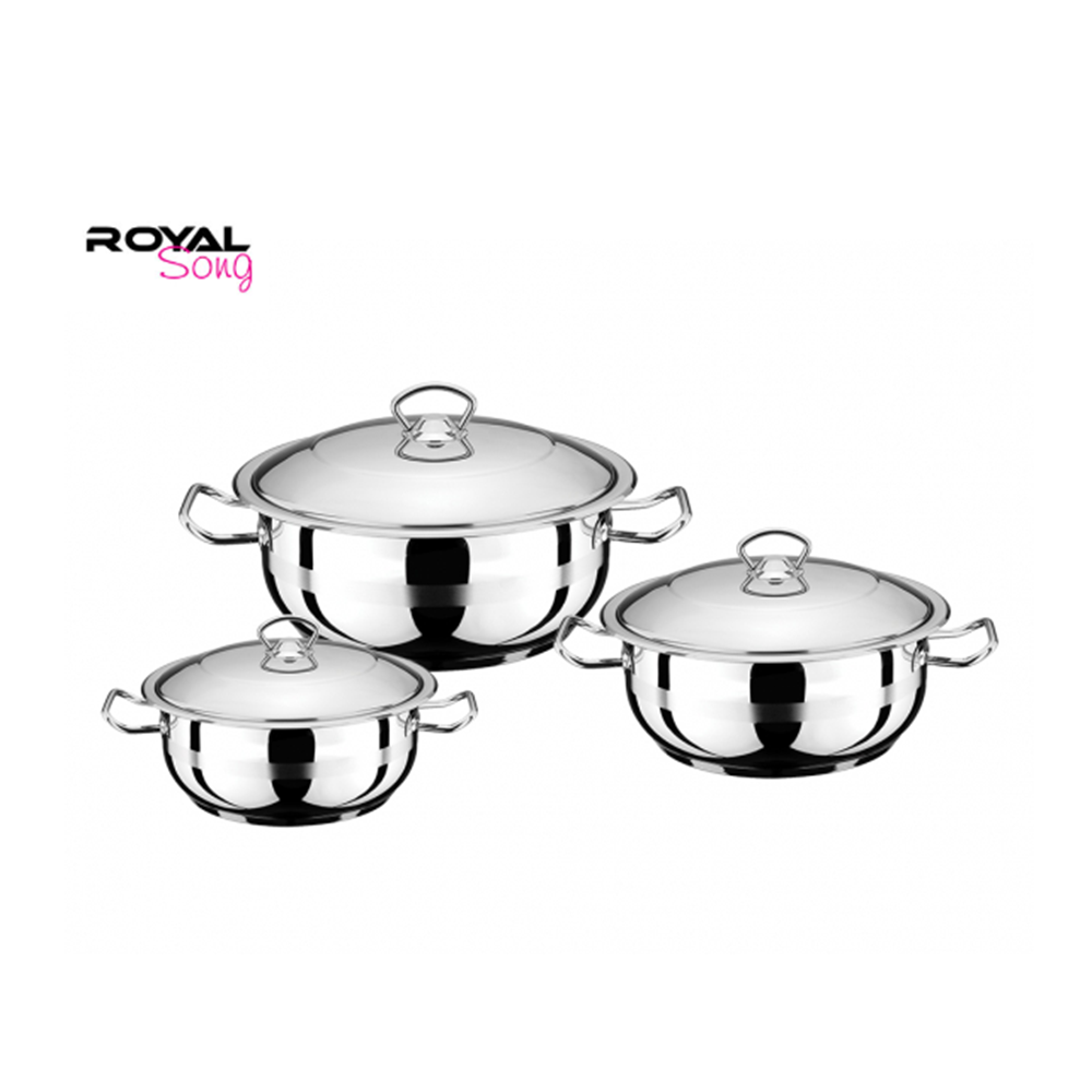 ROYAL R543 NEPTÜN BASIK TENCERE SETİ 28/30/32