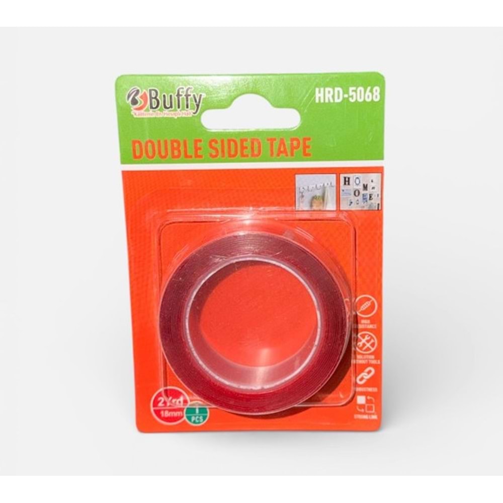 HRD5068 BUFFY AKRİLİK ÇİFT TARAFLI BANT *288