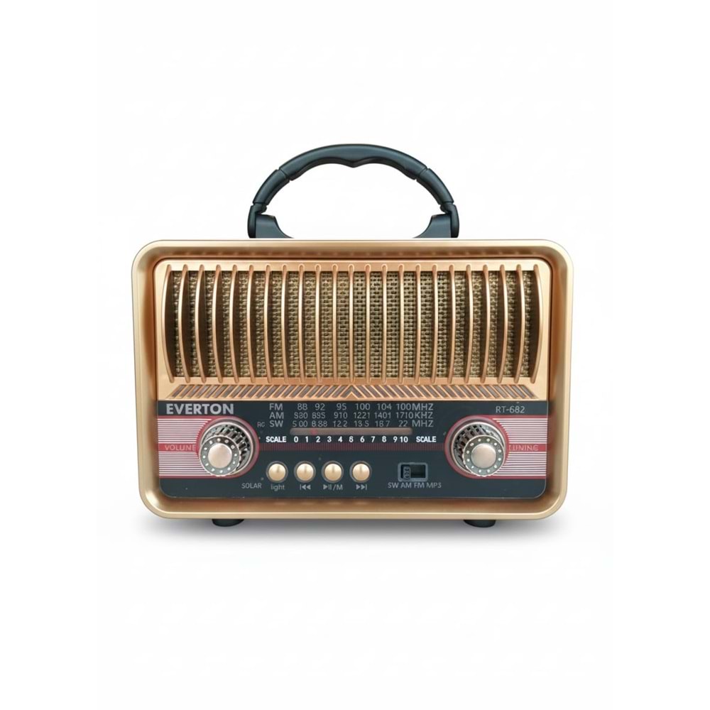 EVERTON RT682 BLUETOOTH RADYO ŞARJLI HAPORLÖR