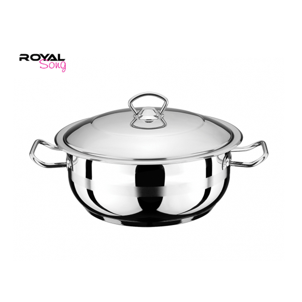 ROYAL R276 ÇELİK BASIK TENCERE 36CM