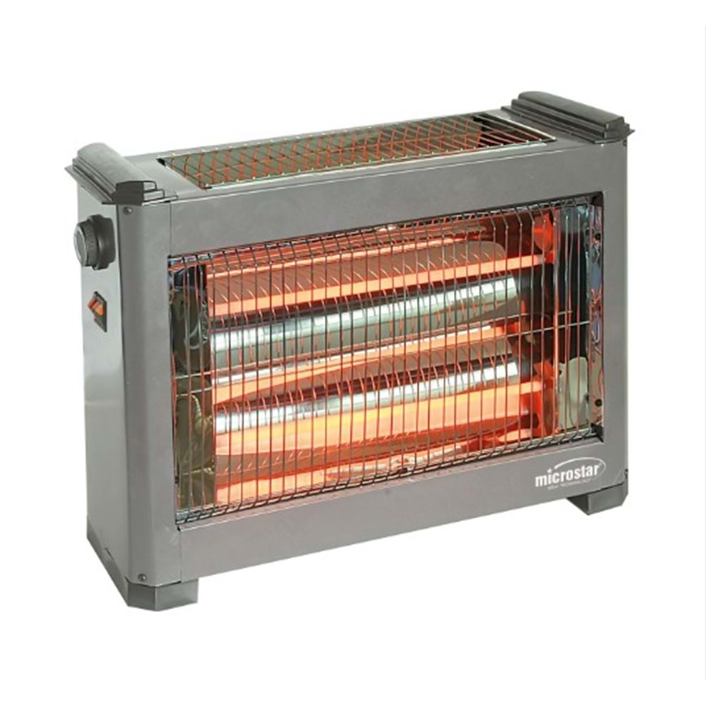 3001 MİCROSTAR ŞÖMİNE PLUSELEKTRİKLİ ISITICI SOBA 3LÜ 1800W