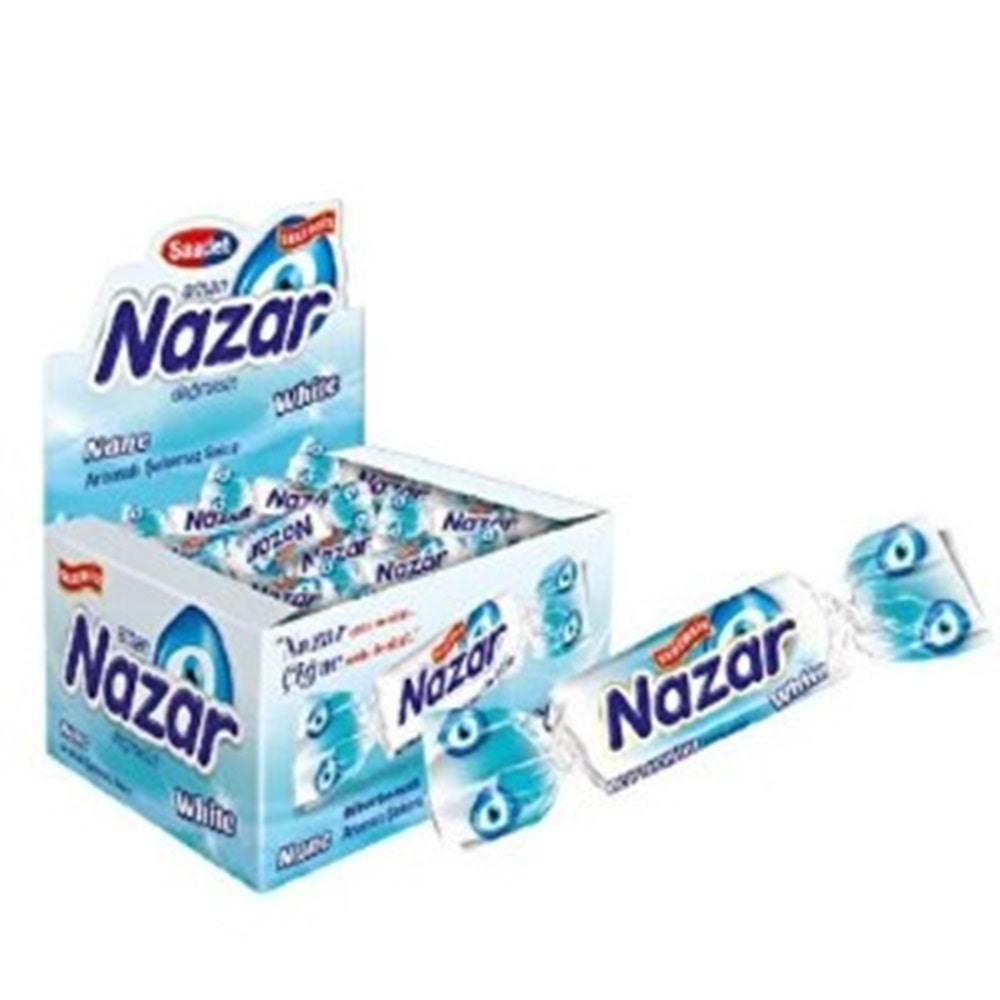 022 NAZAR SAKIZ TEKLİ WHİTE*20