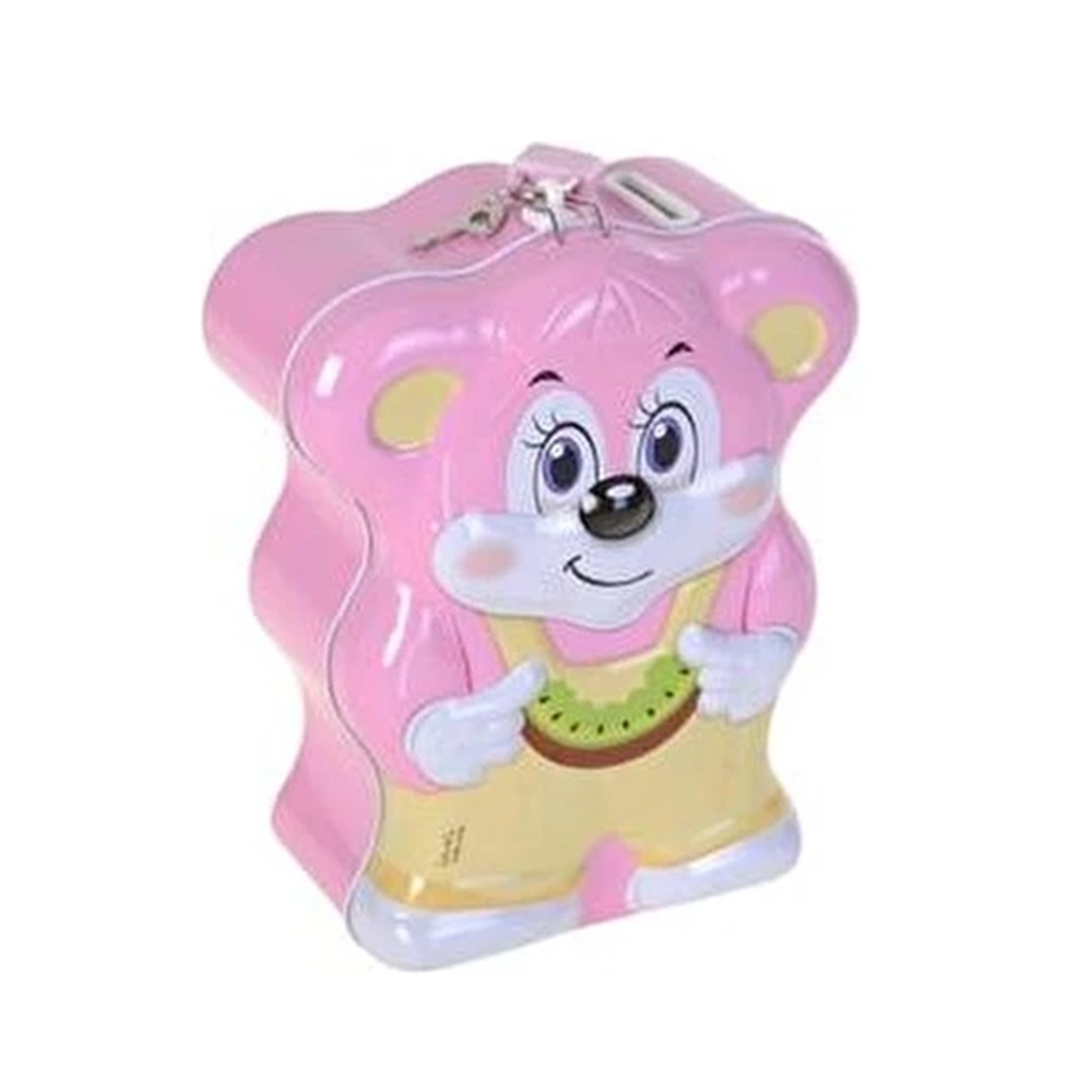 KSMART K0294 KİLİTLİ KUMBARA METAL AYICIK*12