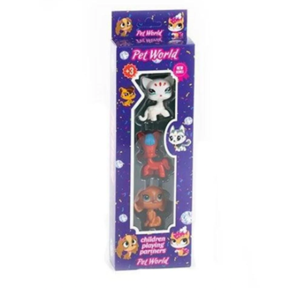 2053 PET WORLD 3LÜ HAYVAN SETİ*12