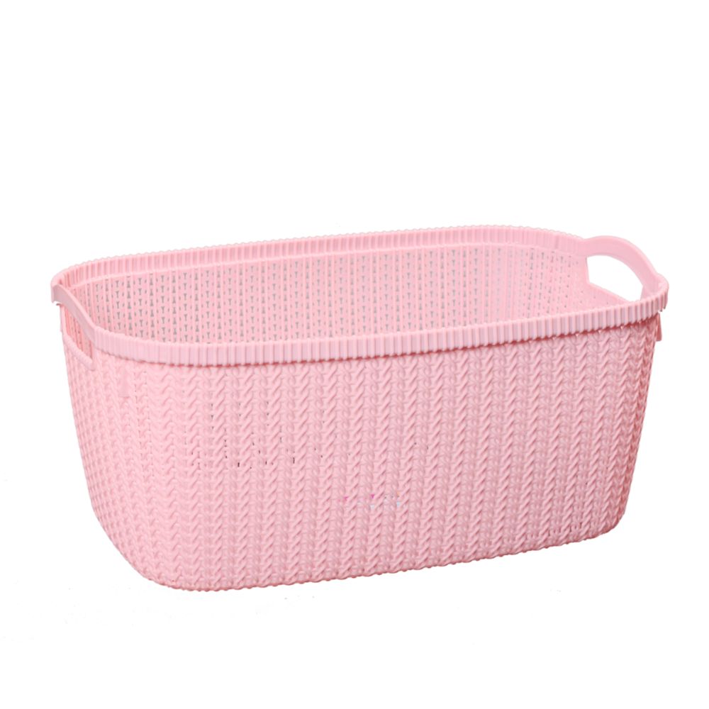 151 LAURE ÖRGÜ DESENLİ ÇAMAŞIR SEPETİ KÖŞELİ 32LT*12