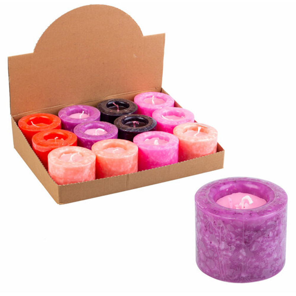 X601 NUR MUM MOZAİK MUM KÜÇÜK*48