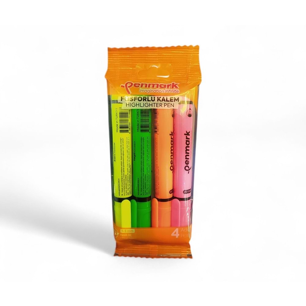 PENMARK HS13004S FOSFORLU KALEM 4LÜ*36