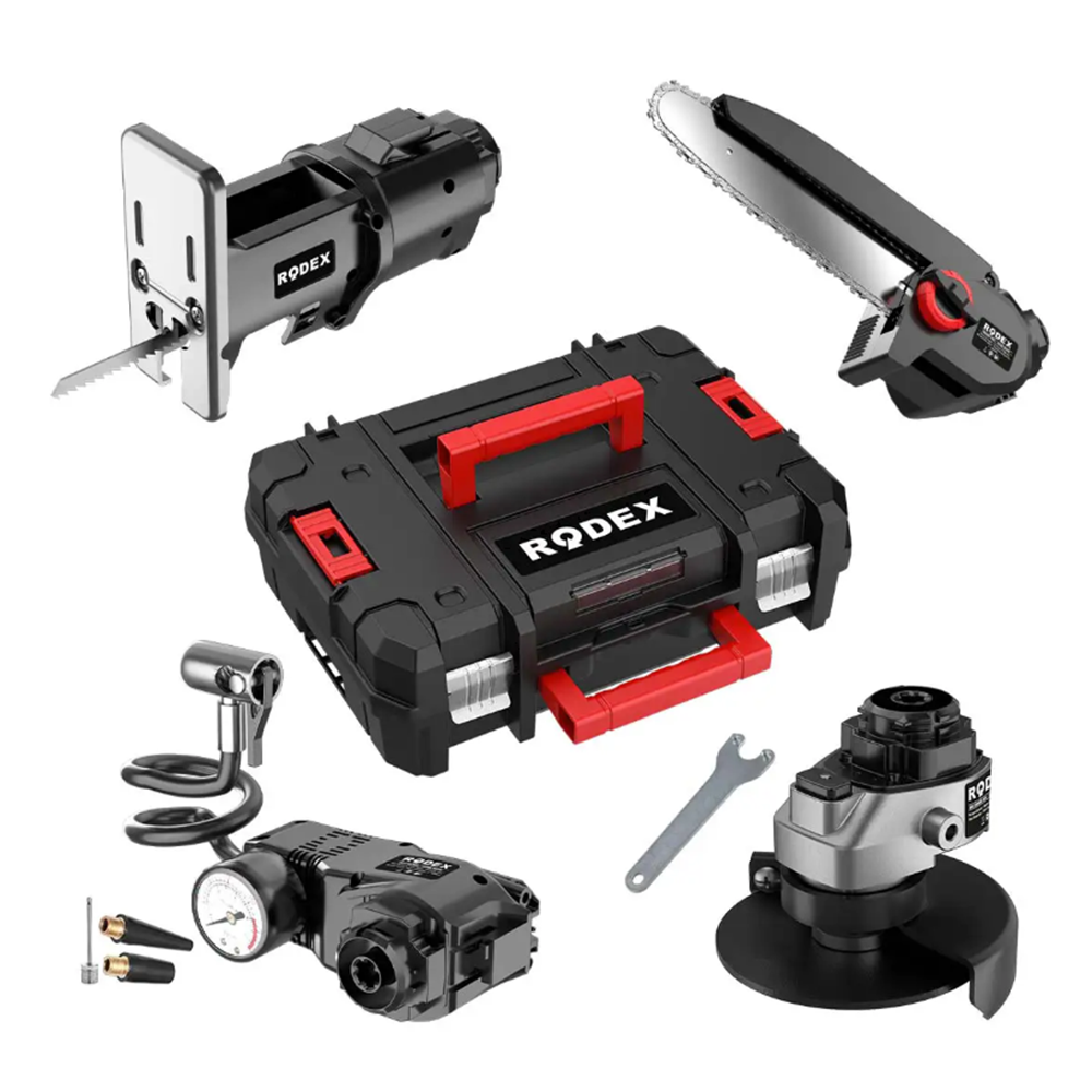 RDX2705 RODEX A.ÇOK AMAÇLI MATKAP DEĞİŞTİRİLEBİLİR 5 BAŞLIKLI 45NM 2X20V 2.0AH ÇANTALI