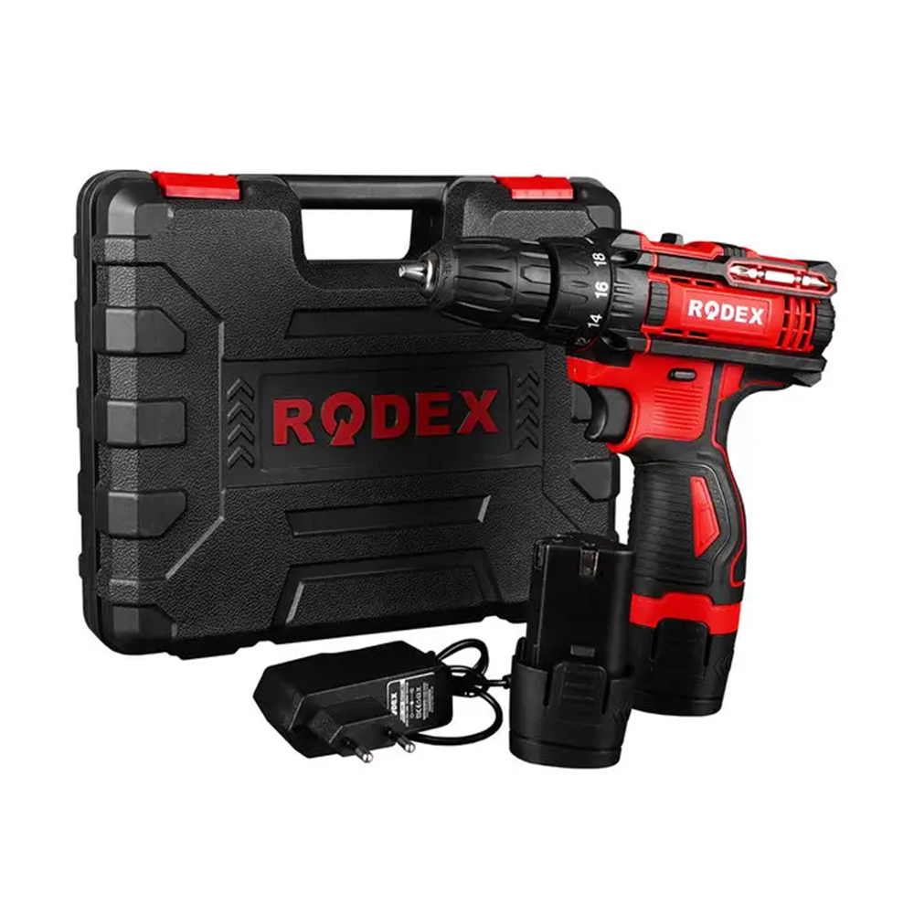 RDX3322 RODEX A.MATKAP 10MM 2VİTES 28NM 2X12V 1.5AH ÇANTALI