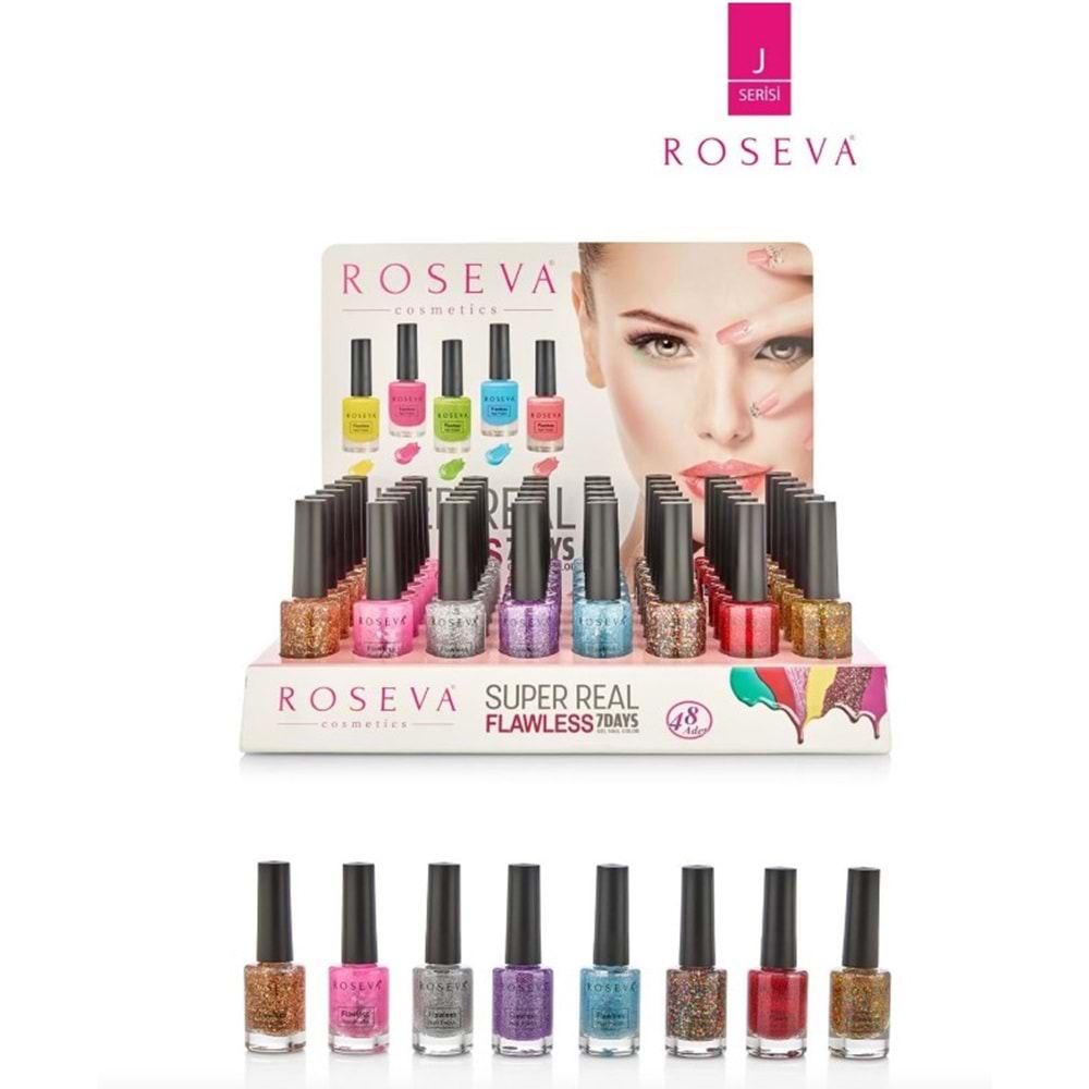 ROSEVA J SERİSİ OJE SİMLİ STANDLI*48