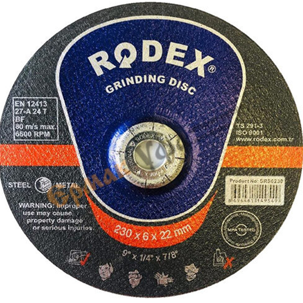 SRS8230 RODEX METAL ÇAPAK ALMA TAŞI 230X6.0X22MM*15