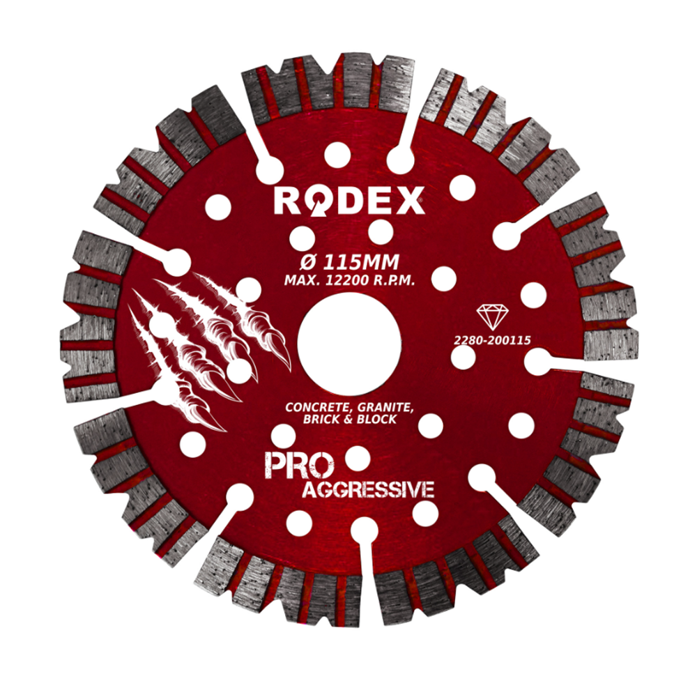 RRF115S RODEX ELMAS KESME PROAGRESİF115MM*20