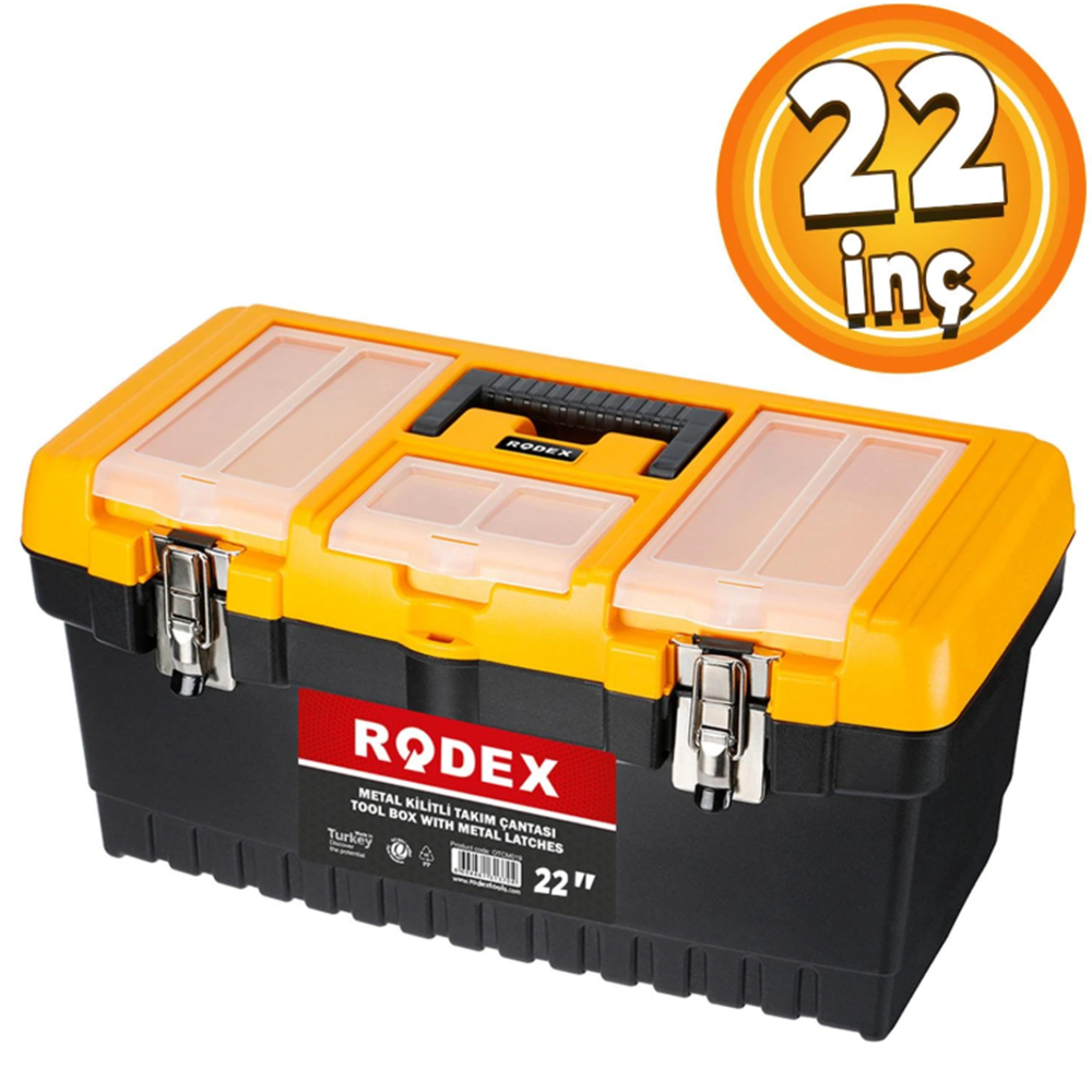 OTCM122 RODEX TAKIM ÇANTASI METAL KİLİT 22