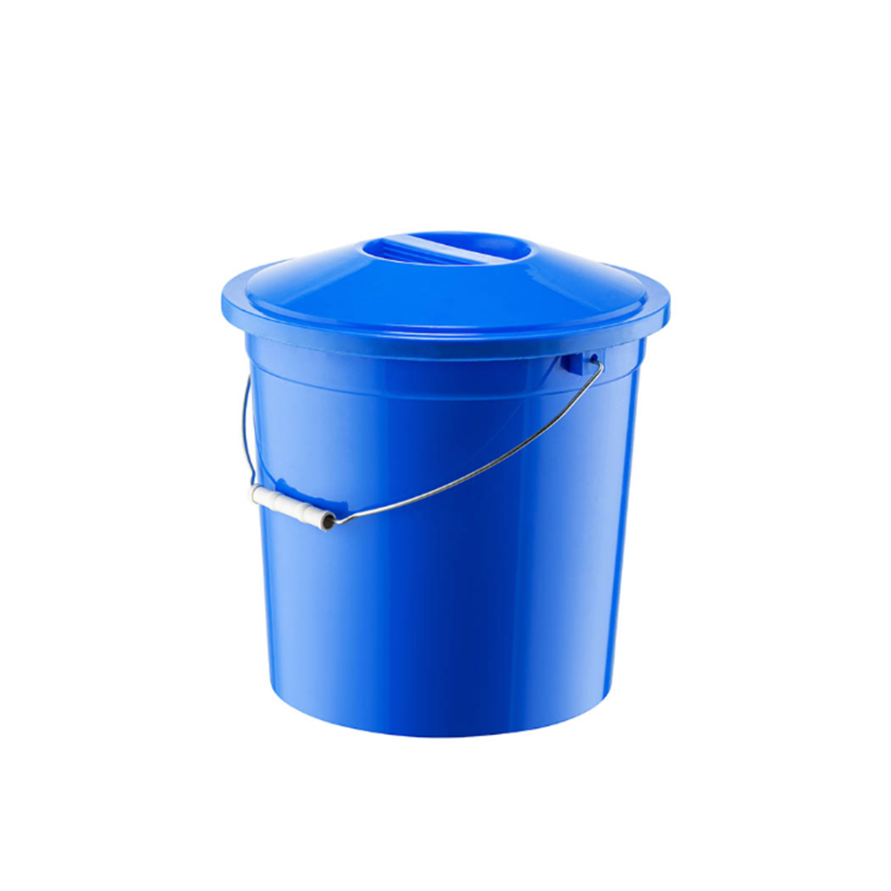 HAK PLASTİK KAPAKLI KOVA 4NO