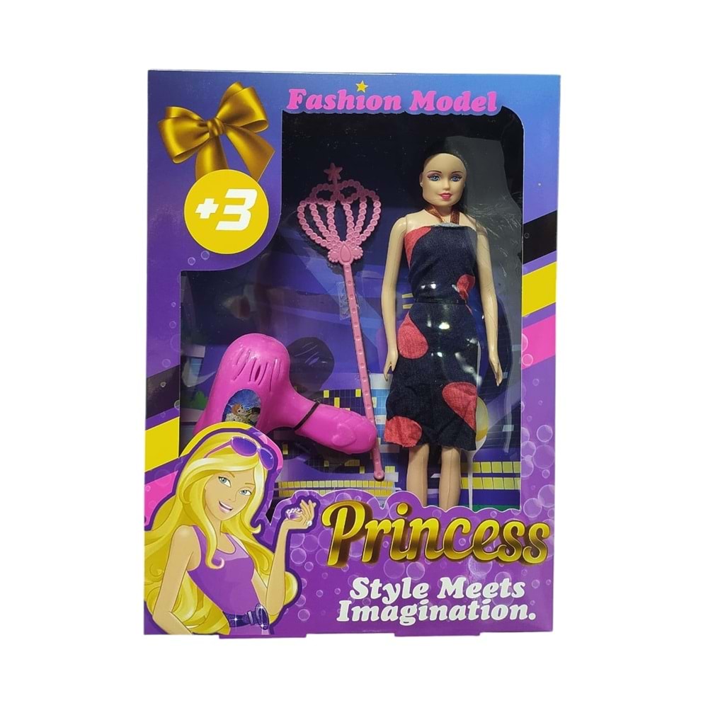 306 PRİNCESS BEBEK AKSESUARLI KUTULU*72