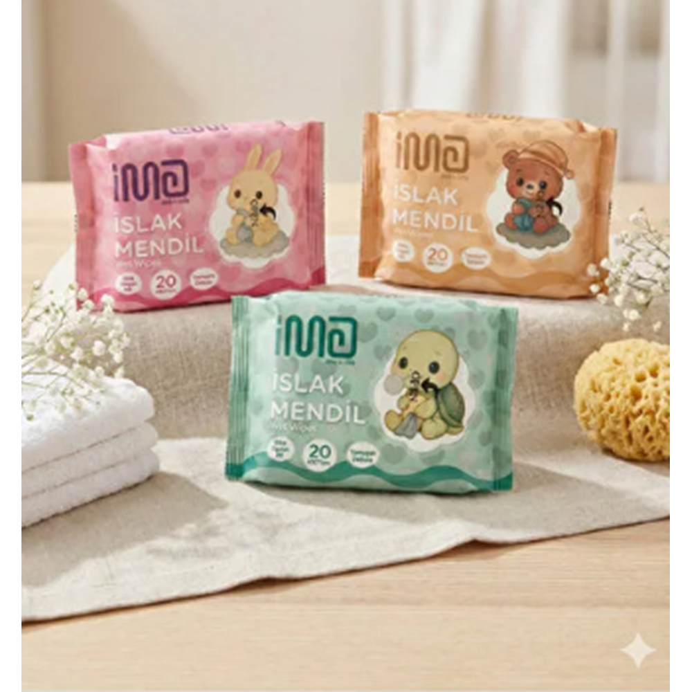 İMA7077 ISLAK MENDİL 20Lİ*24