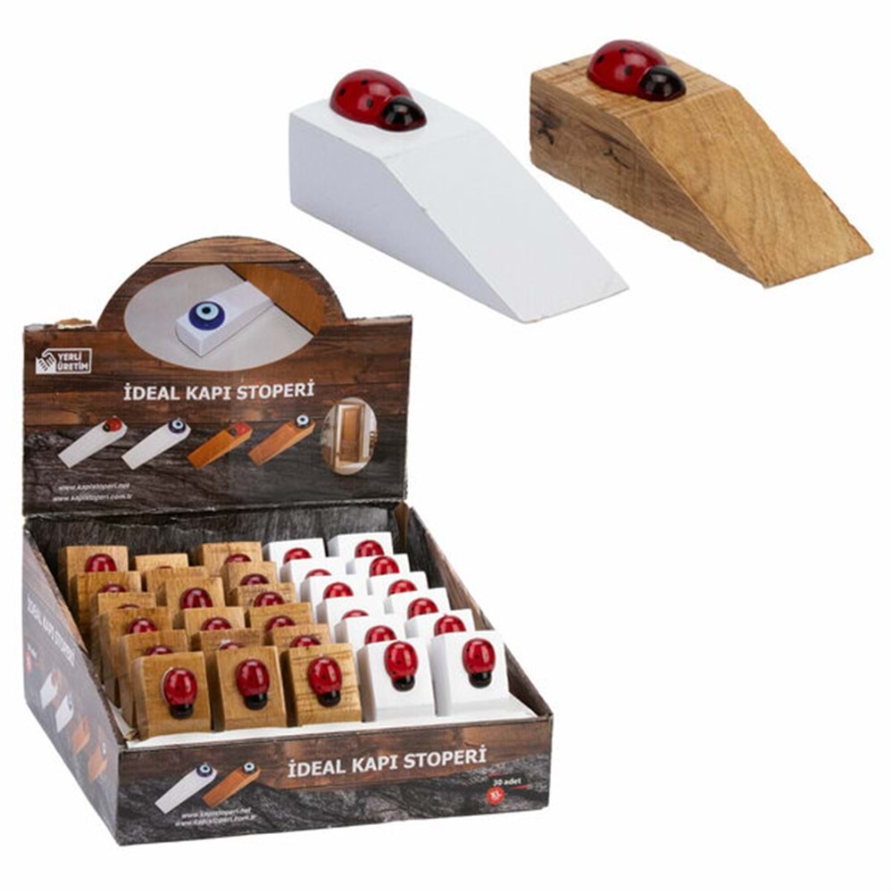 01-2026 İDEAL KAPI STOPERİ XL BÜYÜK AHŞAP *30