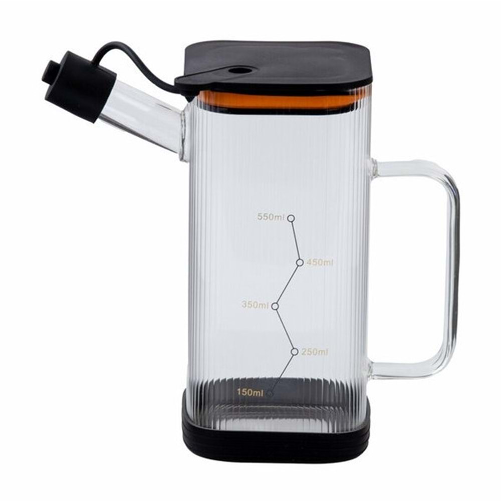 MT56 MİTER 550ML BOROSİLİKAT CAM YAĞDANLIK*24