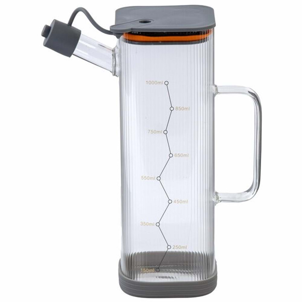 MT58 MİTER 1000ML BOROSİLİKAT CAM YAĞDANLIK*24