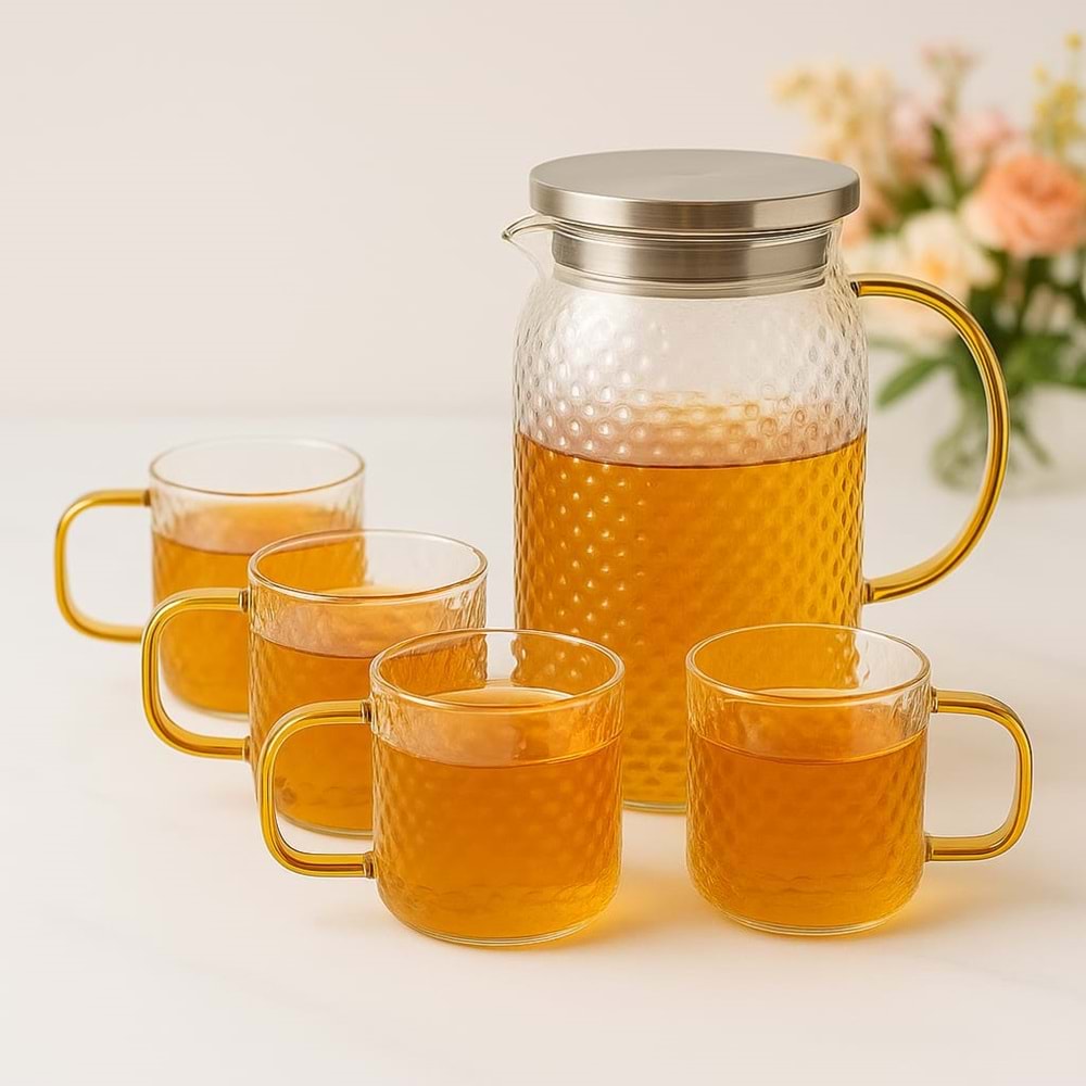 MT002 MİTER SÜRAHİ TAKIMI 5 PRÇ.*8