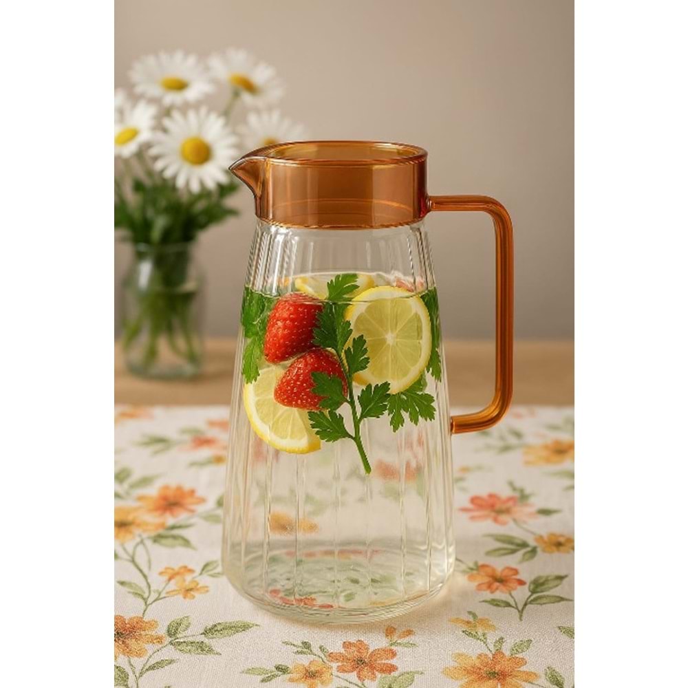 MT68 BOROSİLİKAT SÜRAHİ CAM 1600 ML*12