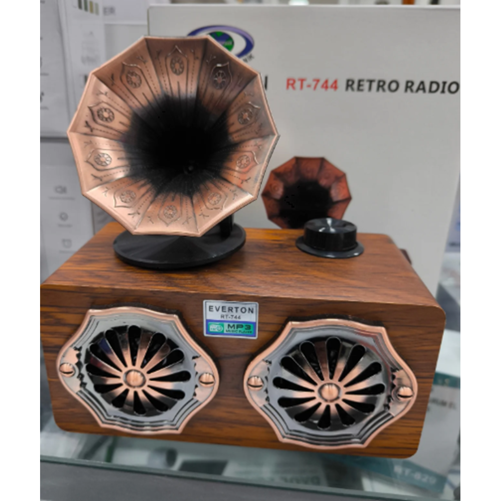 EVERTON RT744 BLUETOOTH RADYO ŞARJLI NOLTALJİK