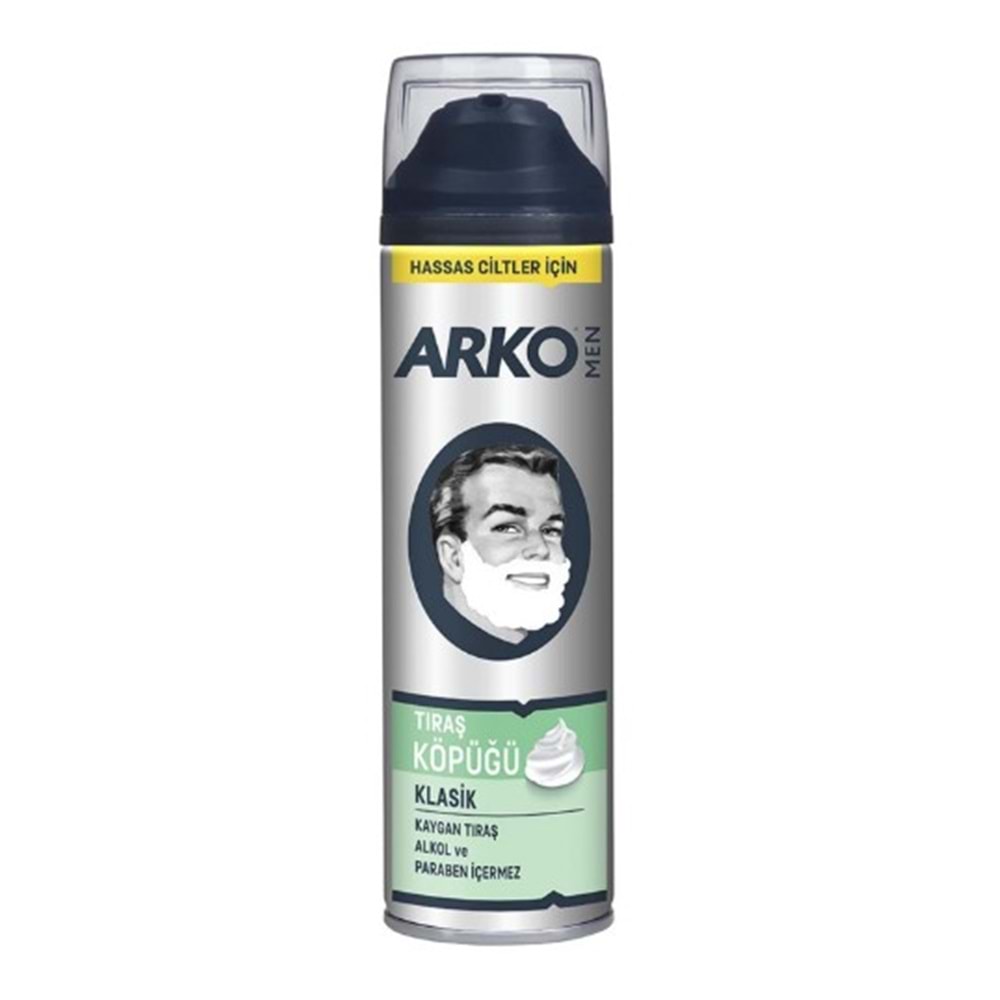ARKO TRAŞ KÖPÜK 200 ML KLASİK*6