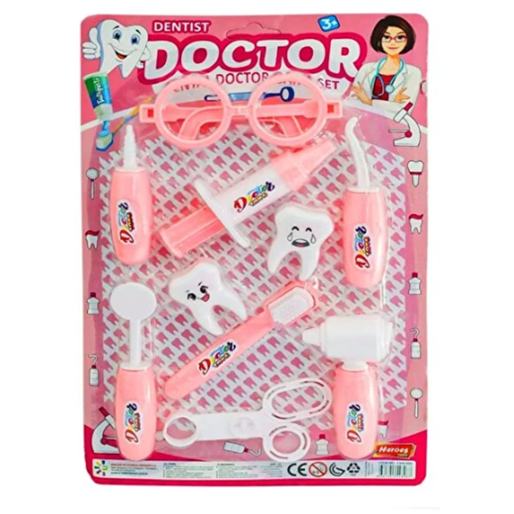 DOCTOR ERN896 DİŞÇİ SETİ KIZ KARTELA*70