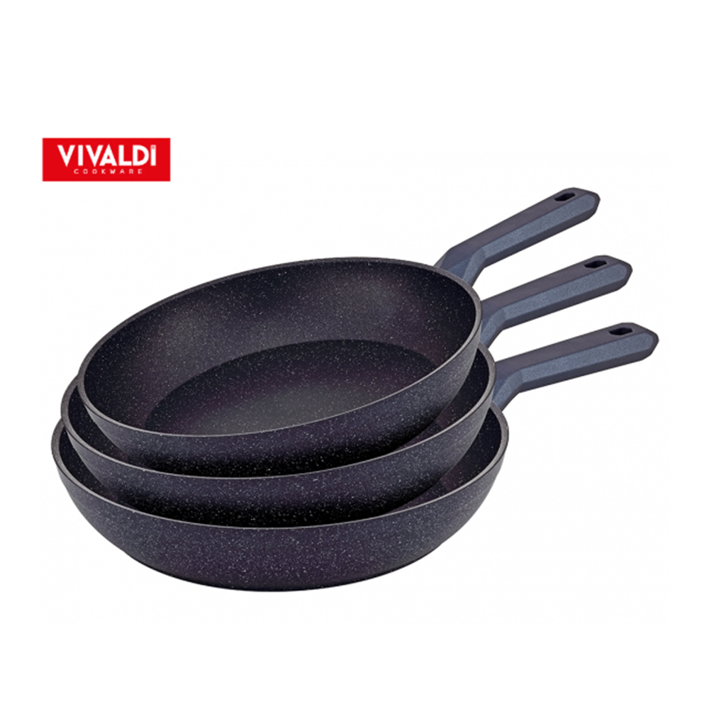 VİVALDİ E423 ECO GRANİT TAVA 3LÜ SET 20/24/28