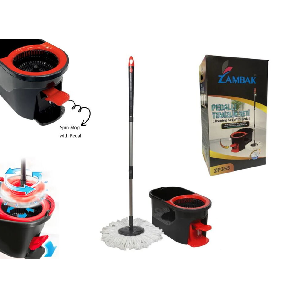 ZP355 ZAMBAK PEDALLI TEMİZLİK SETİ
