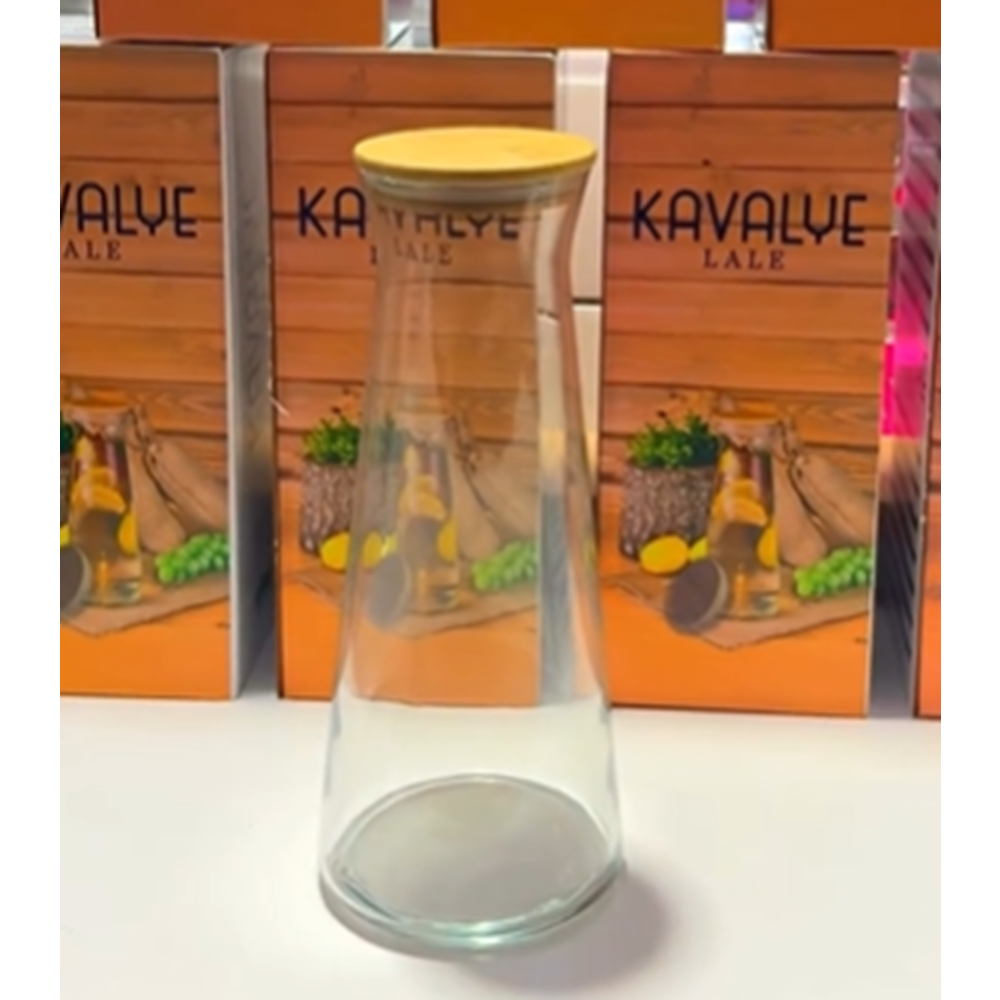 KAVALYE KVL35708 BAMBU KAPAKLI SÜRAHİ 1,2LT*6