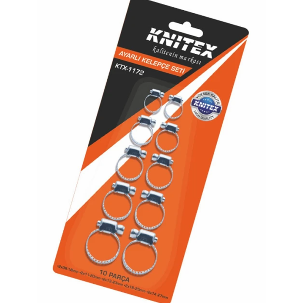KTX1172 KINETEX METAL AYARLI KELEPÇE SETİ 10 PCS*240