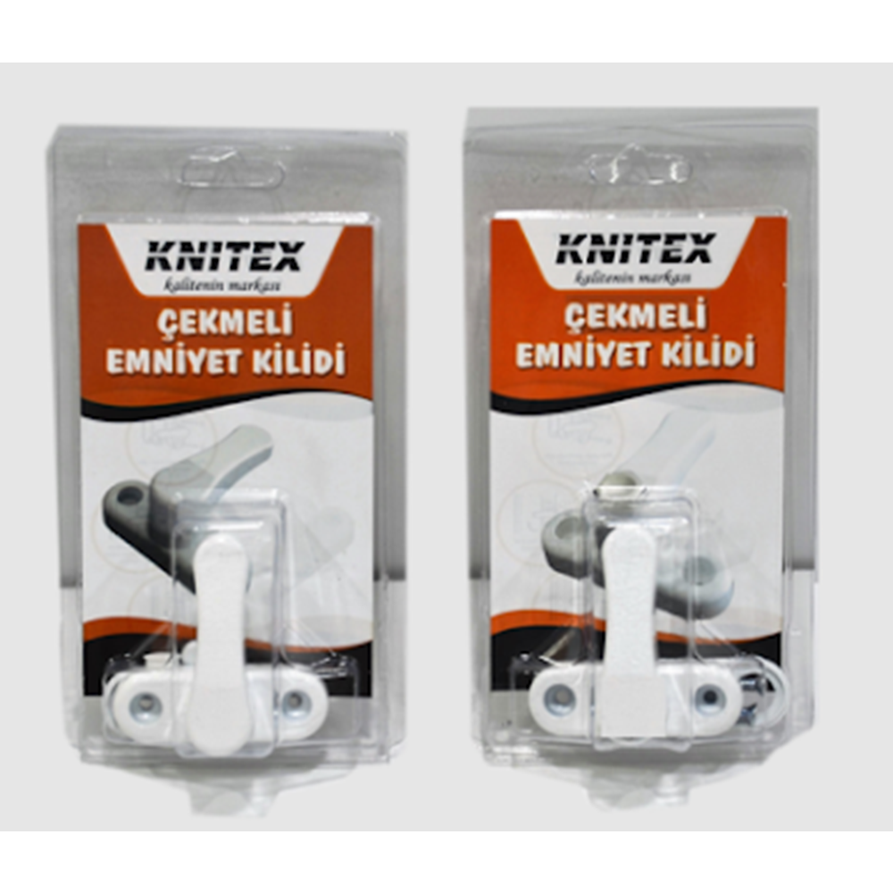 KTX2006 KINETEX EMNİYET KİLİDİ PVC ÇEKMELİ BEYAZ*132