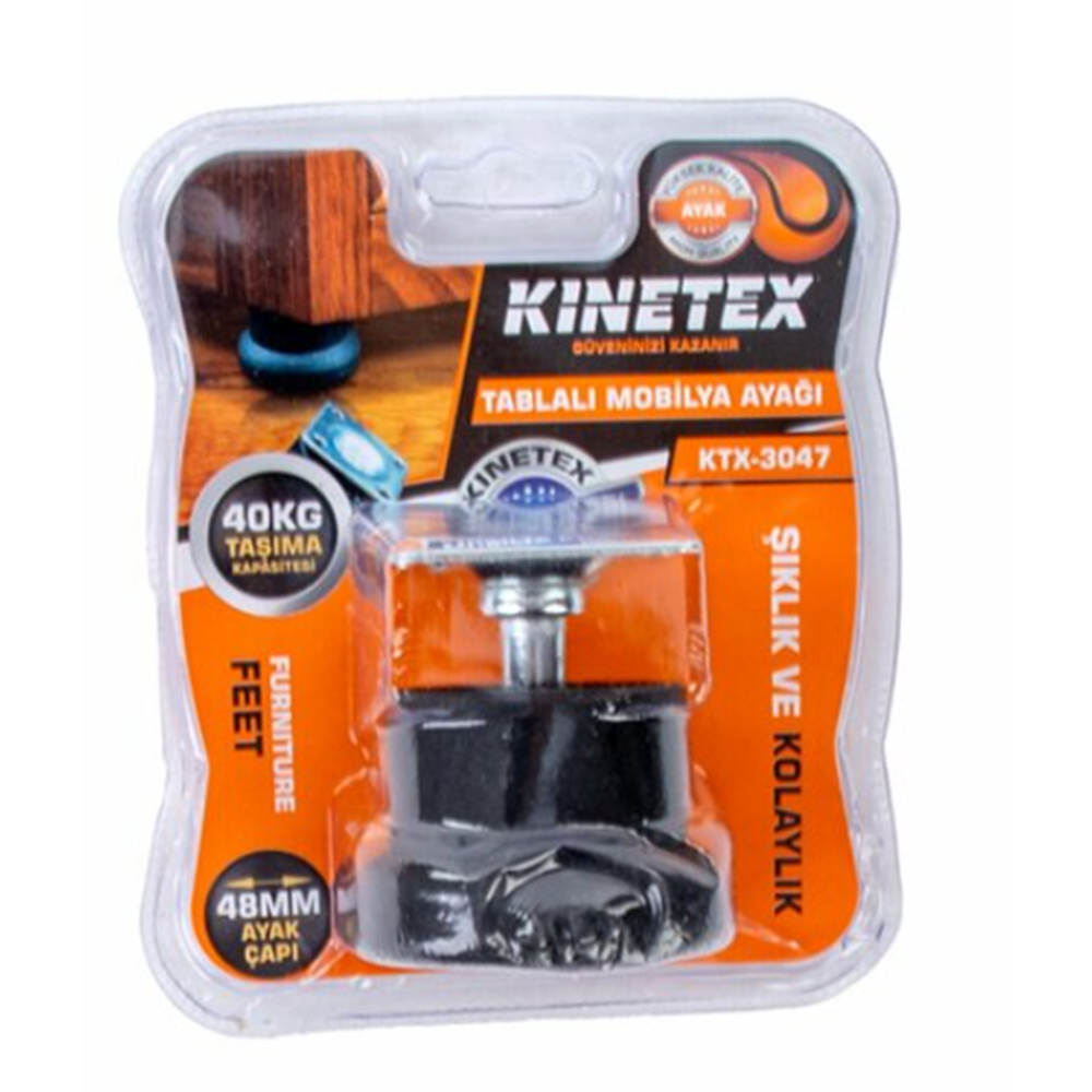 KTX3047 KINETEX BİNGO TABLALI AYAK TEKER*600