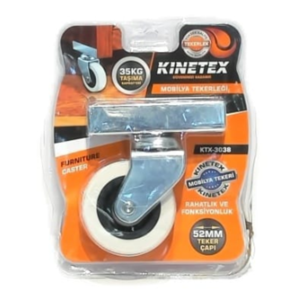 KTX3038 KINETEX 50*20 GRİ UZUN U TABLALI TEKER*240