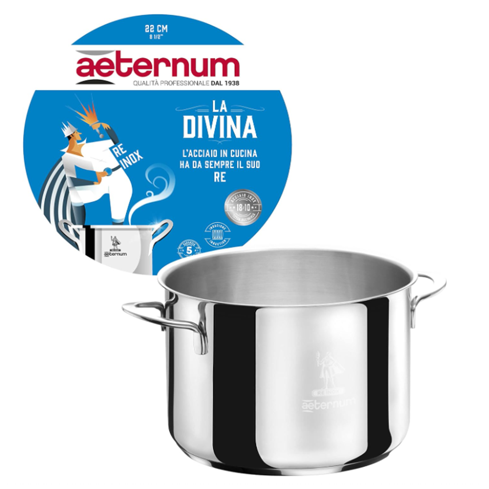 AETERNUM AP000076 DIVINA ÇELİK DERİN TENCERE 28CM*6